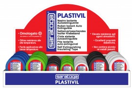 Banda izolatoare NASTRO PLASTIVIL cu autostingere GRI 25m x 19mm