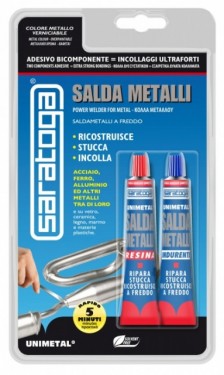 Adeziv bicomponent pentru metal UNIMETAL - 34gr