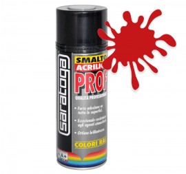 Spray email lucios SMALTO acrilic profesional ROSU RAL3000 - 400ml