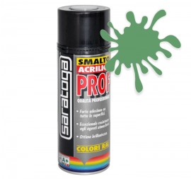Spray email lucios SMALTO acrilic profesional VERDE RESEDA RAL6011 - 400ml