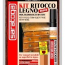 Kit reparare lemn "GRAN CLASSE" culoare CIRES - blister chit + marker