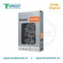 Lant drujba Stihl 35cm, 25 dinti (50 eclise), pas 3/8, canal 1.1mm (colt rotund) - 3610 000 0050