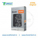 Lant drujba Stihl 40cm, 27.5 dinti (55 eclise), pas 3/8, canal 1.3mm (colt drept) - 3616 000 0055