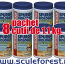 Pachet 8 buc - Bioactivator biologic SPURGO BIOLOGICO SARATOGA pentru curatat fose septice - 1.1 kg