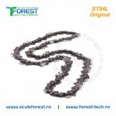 Lant profesional 40cm STIHL 30 dinti (60 eclise), pas 3/8", canal 1.6mm (colt drept) - 3621 000 0060