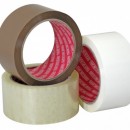 Banda adeziva ALBA din polipropilena nezgomotoasa pentru ambalaje - 66m x 50mm