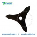 Disc (cutit) motocoasa pt.iarba, 255mm, 3 cutite | SculeForest