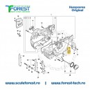 Semering original rulment ambielaj drujba Husqvarna 40, 51, 55, 262, 346, 353, 357 XP, 359, 365, 372 XP, 570, 575 XP, 576