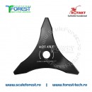 Disc (cutit) motocoasa Rotakt pt.iarba, 255mm, 3 cutite | SculeForest