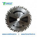 Disc (cutit) motocoasa VIDIA, arbusti 255mm 20dinti profil drept anti-recul | SculeForest