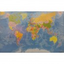 Mapa pentru birou 68x44cm - harta lumii