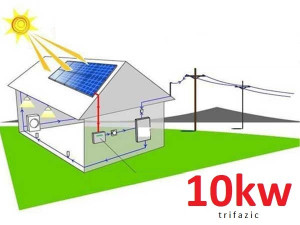 Sistem fotovoltaic 10kw SOLAX Inverter