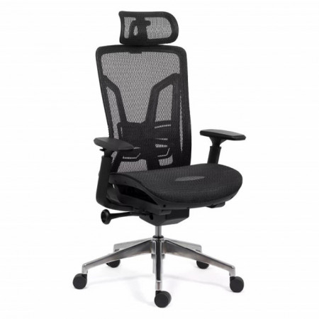 Scaun ergonomic cu brate reglabile SYYT 9506, negru, gri