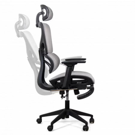 Scaun ergonomic multifunctional cu brate rabatabile SYYT 9508 GRI