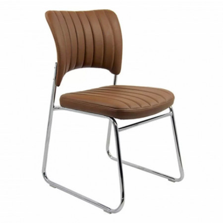Scaun pentru vizitatori, model HRC613 maro
