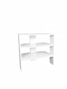 Pantofar Frosby, alb, 57x32x55 cm