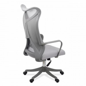 Scaun de birou ERGONOMIC CU SUPORT lombar si spatar inalt off634 gri
