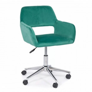 Scaun de birou OFF 380, catifea verde