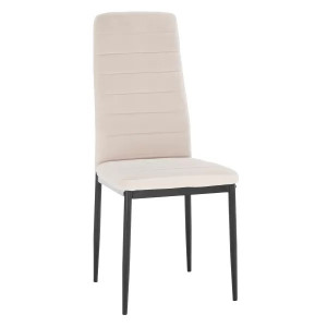 Scaun living Line, bej, textil, 40x48x96 cm
