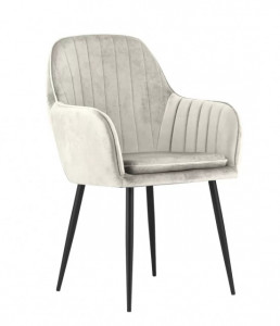 Scaun living Tida, Bej 58x56x86 cm