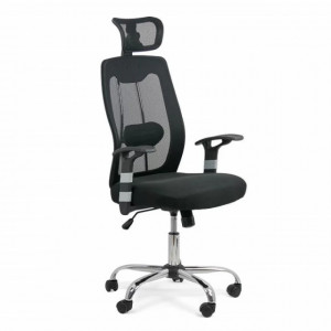 Scaunul ergonomic de birou OFF988 negru, gri, visiniu