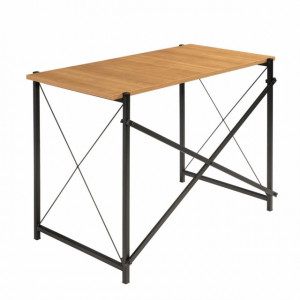 Birou cu suport metalic, Stejar Model 6076