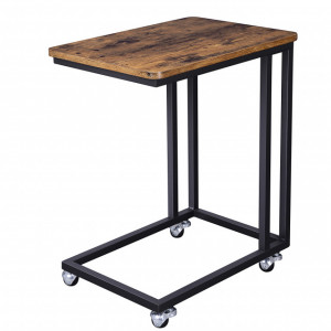 Masuta cafea vintage, cu rotile