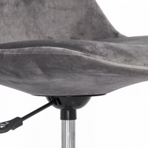 Scaun de birou design, catifea, pentru copii OFF 333 mov, gri