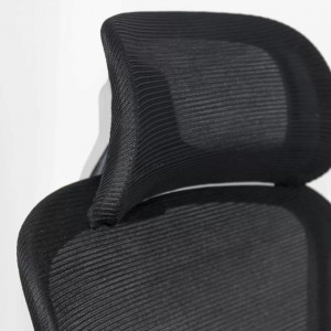 Scaun de birou din mesh, cu cu tetiera si suport picioare, model OFF430