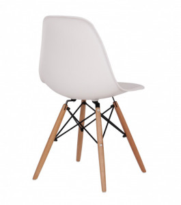 Scaun living Lunaria Modern, Alb