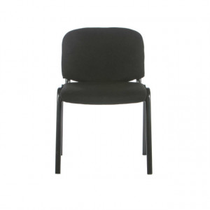 Scaun vizitator, negru, 53x40x76 cm