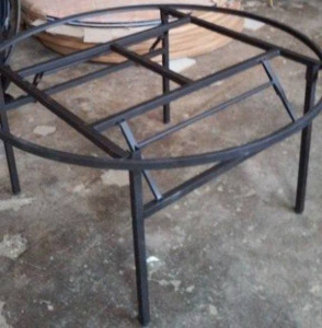 masa pliabila rotunda lemn 160 cm