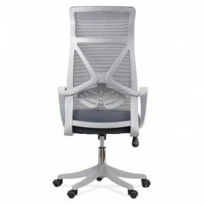 Scaun de birou din mesh reglabil pe inaltime  OFF 431 gri inchis
