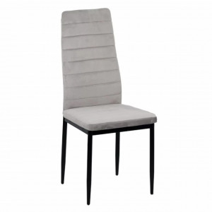 Scaun de bucatarie din catifea cu cadru negru Model 263V