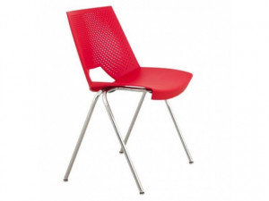 scaun strike 2131 plastic rosu