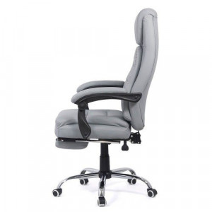 Scaun directorial cu suport de picioare OFF 425 gri/negru