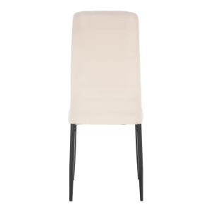 Scaun living Line, bej,  textil, 40x48x96 cm