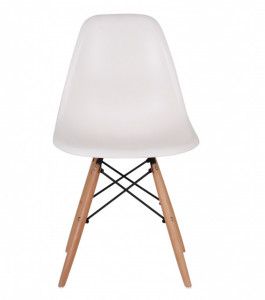 Scaun living Lunaria Modern, Alb