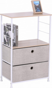 Etajera metalica cu sertare textile