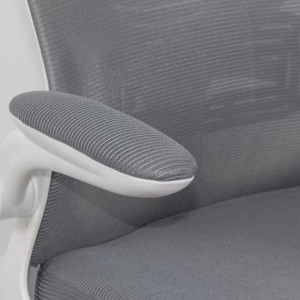 Scaun birou ergonomic cu spatar inalt si cotiere rabatabile OFF 336 GRI