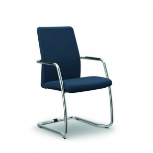 Scaun vizitator Magix High, tapitat cu material textil