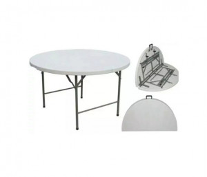 Masa pliabila cu blat HDPE tip valiza, dia 180cm Model:RK-HMRF/2.180