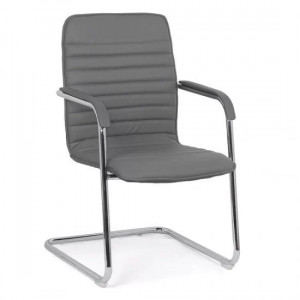 Scaun asteptare off835 negru, gri, maro