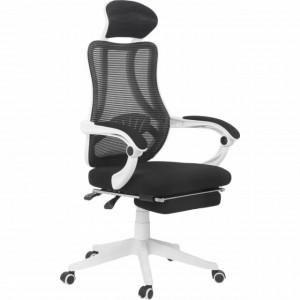 Scaun birou ergonomic  OFF 927 alb/negru