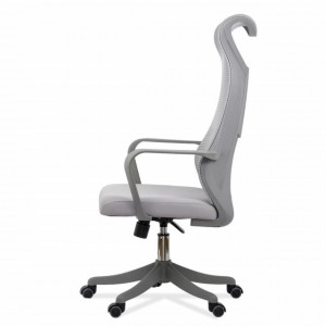 Scaun de birou ERGONOMIC CU SUPORT lombar si spatar inalt off634 gri