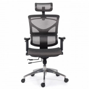 Scaun ergonomic multifunctional cu brate reglabile si sezut culisabil SYYT 9500 GRI
