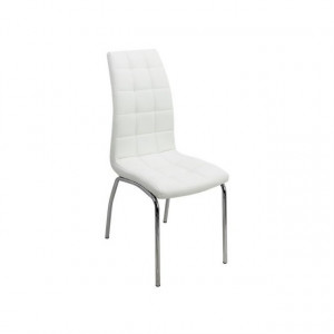 Scaun Living tapitat, , Buc231 alb