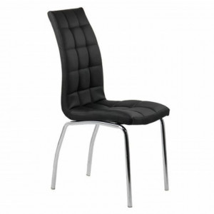 Scaun Living tapitat,  Buc231 negru