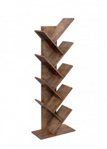 Biblioteca verticala, maro, 50x25x141.5 cm