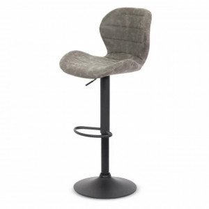 scaun de bar reglabil piele intoarsa